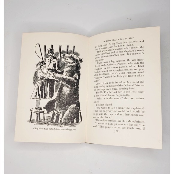 Vintage‎ Helen Keller By Lorena A. Hickok, 1958, Hardcover Book - Picture 6 of 8